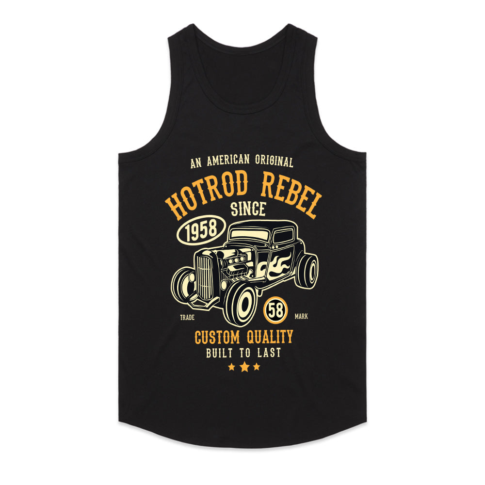 Hot Rod Rebel 1958 Vintage Muscle Car T-Shirt – Classic Custom Quality Tee