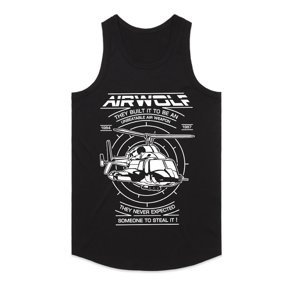 Airwolf Tactical Helicopter T-Shirt – Retro 80s Action Series Tee