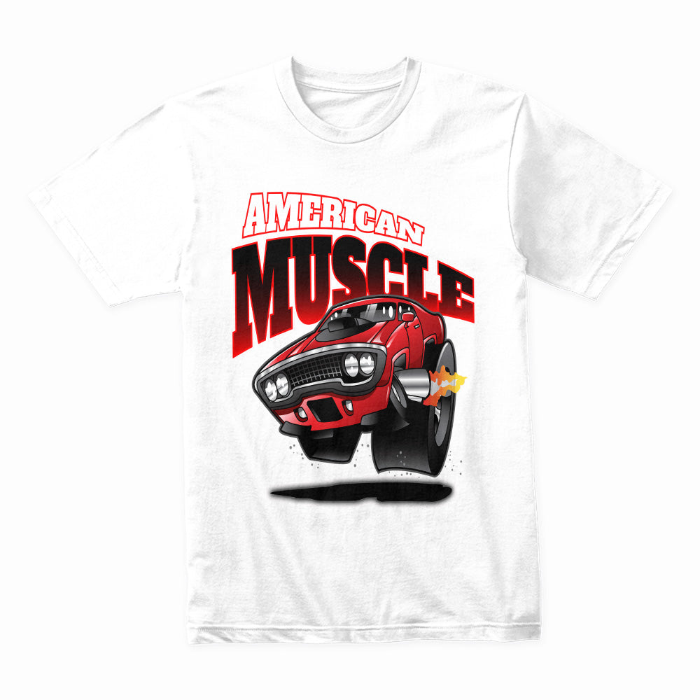American Muscle Car T-Shirt – Classic Hot Rod Power & Speed Tee