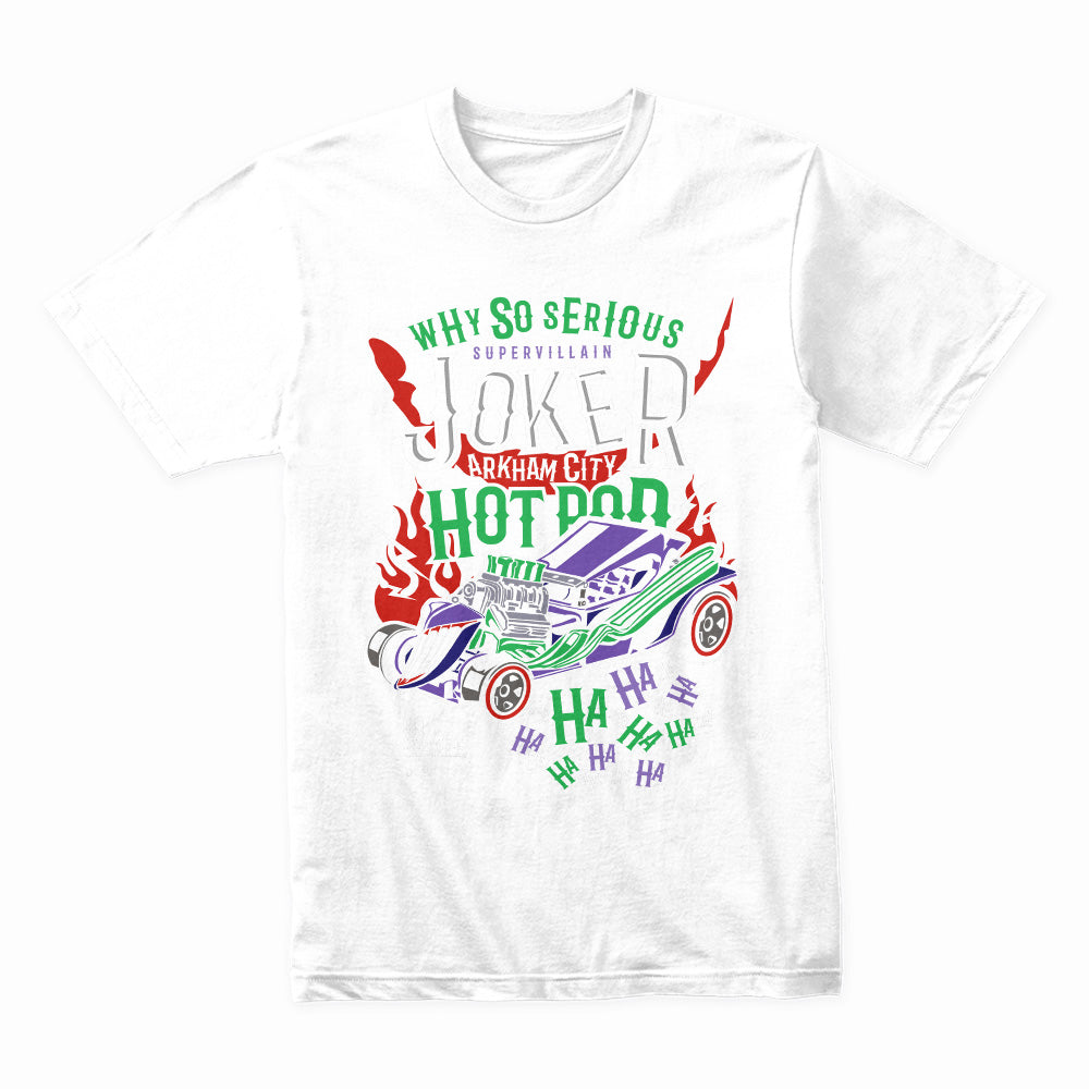 Arkham City Hot Rod T-Shirt – Villainous Speed & Chaos Design