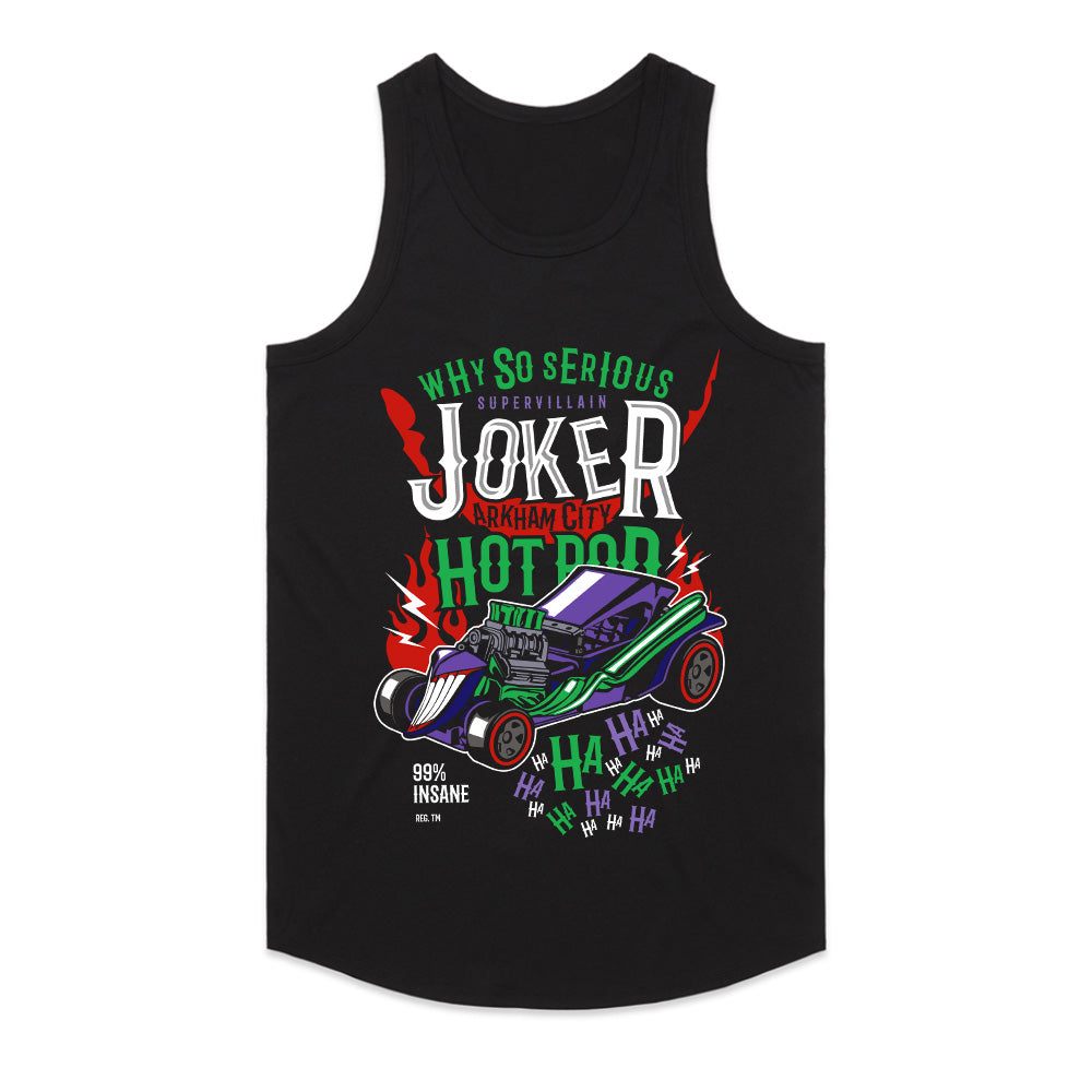 Arkham City Hot Rod T-Shirt – Villainous Speed & Chaos Design