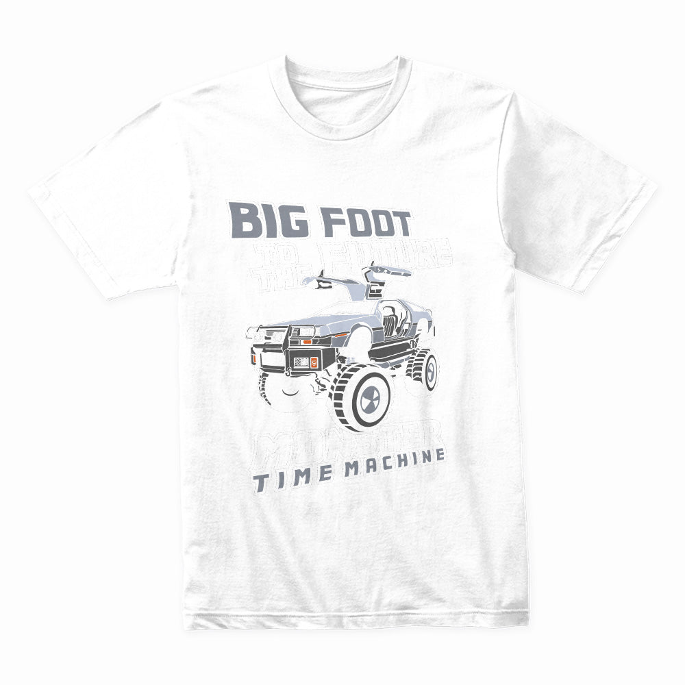 Big Foot to the Future – Monster Time Machine T-Shirt!