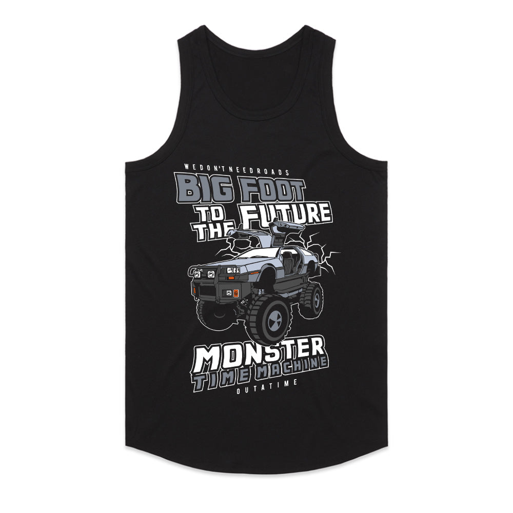 Big Foot to the Future – Monster Time Machine T-Shirt!