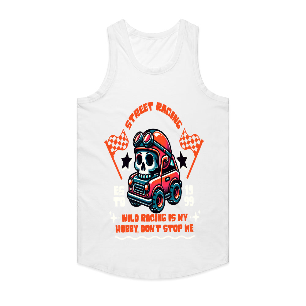 Wild Racing – Street Racer Skull Graphic T-Shirt