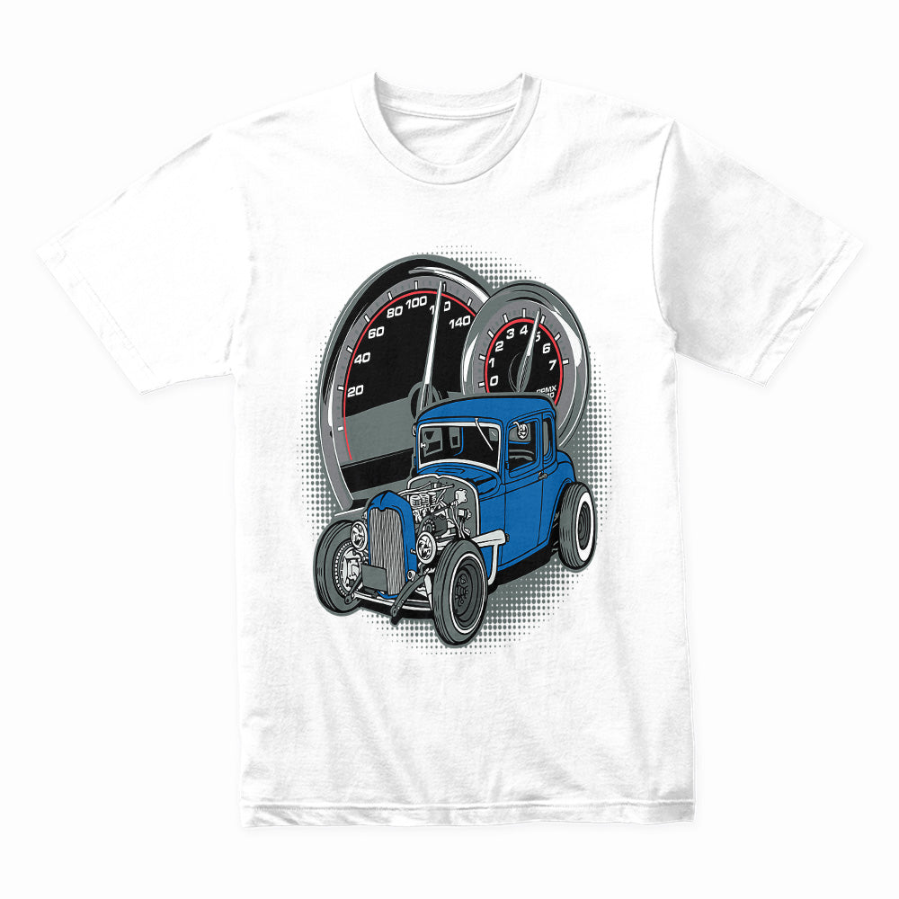 Blue Rat Rod Speed Demon T-Shirt – Classic Hot Rod Enthusiast Apparel!