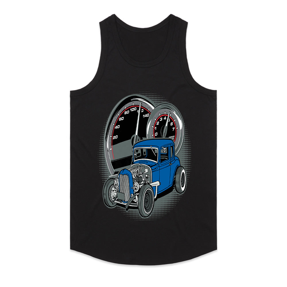 Blue Rat Rod Speed Demon T-Shirt – Classic Hot Rod Enthusiast Apparel!