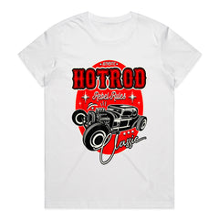 Hot Rod Rebel Rules Classic Car T-Shirt | 50s Retro Rockabilly Hot Rod Design