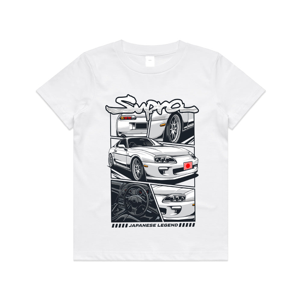 Toyota Supra A80 – Japanese Legend Manga-Style T-Shirt