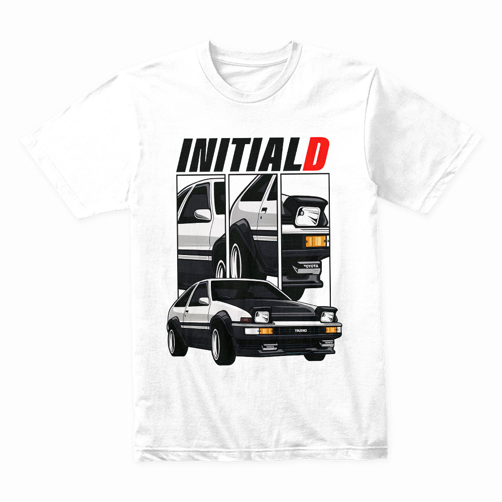 Initial D AE86 Trueno T-Shirt – JDM Drift Legends Edition!