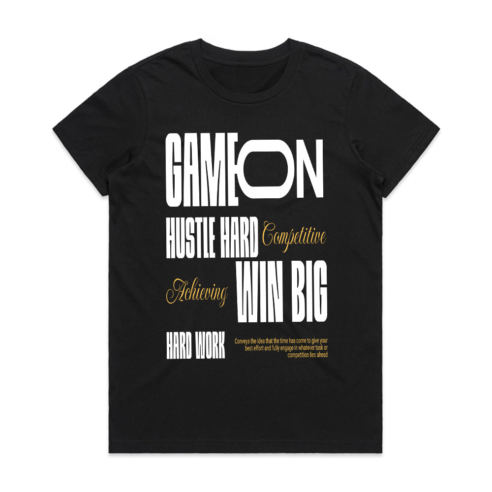 Game On Hustle T-Shirt – Motivational Winning Mindset Tee