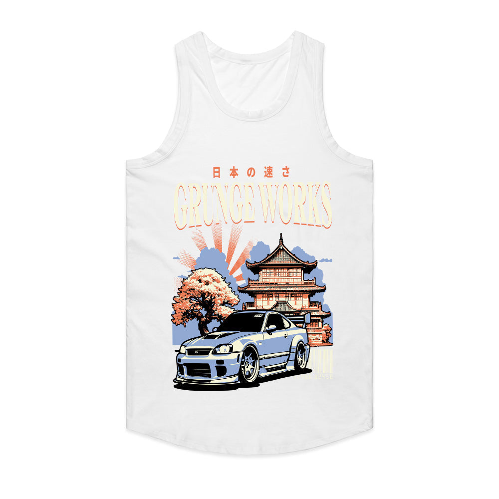 JDM Aesthetic "Grunge Works" T-Shirt – Japanese Street Racing Culture