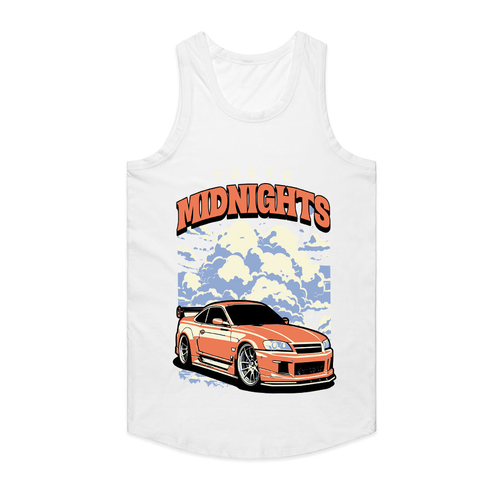 Tokyo Midnights" JDM Skyline T-Shirt – Japanese Street Racing Aesthetic