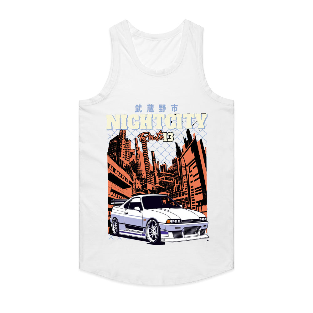 Night City Route 13" JDM Skyline T-Shirt – Tokyo Street Racing Aesthetic