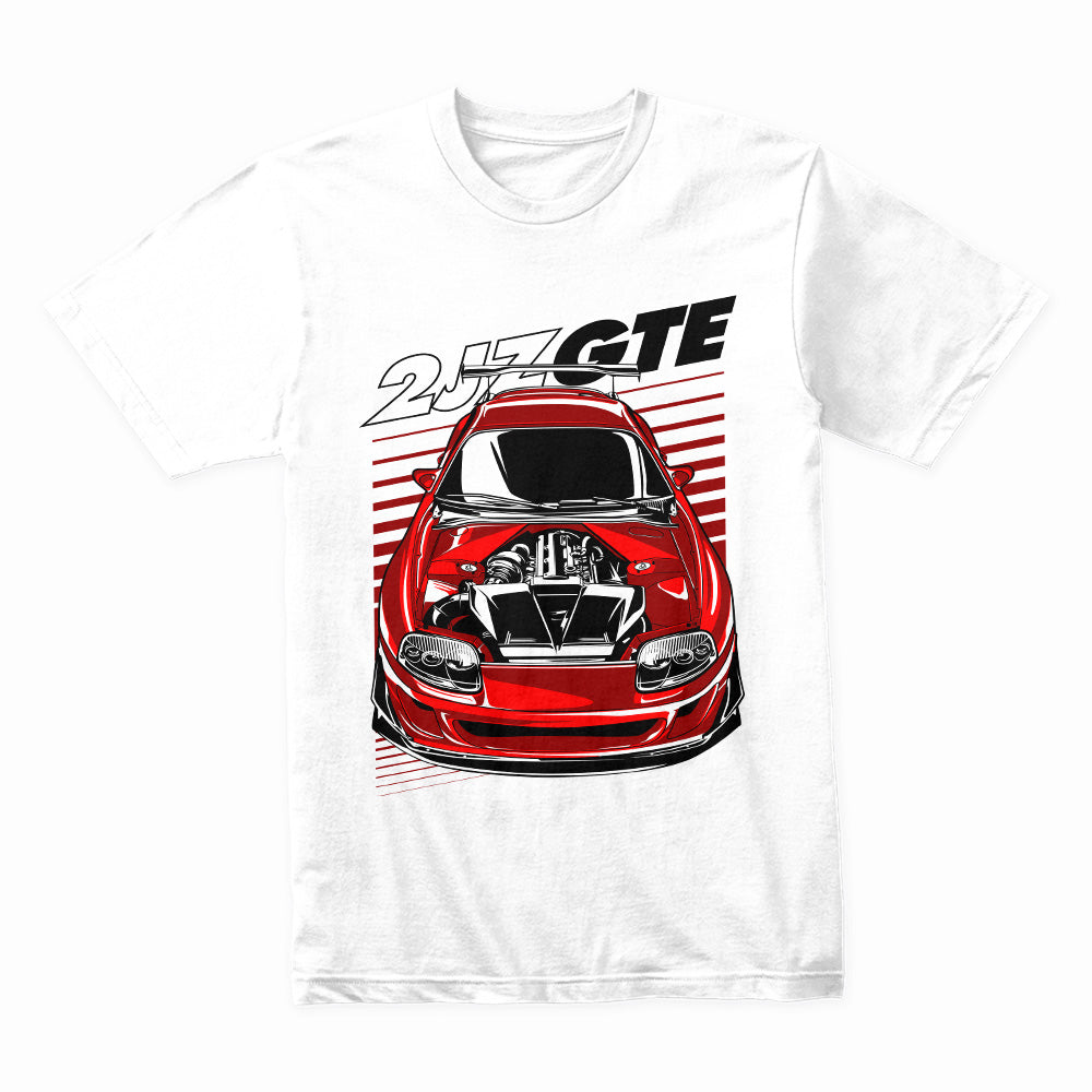 2JZ-GTE Supra Power T-Shirt – JDM Performance King!