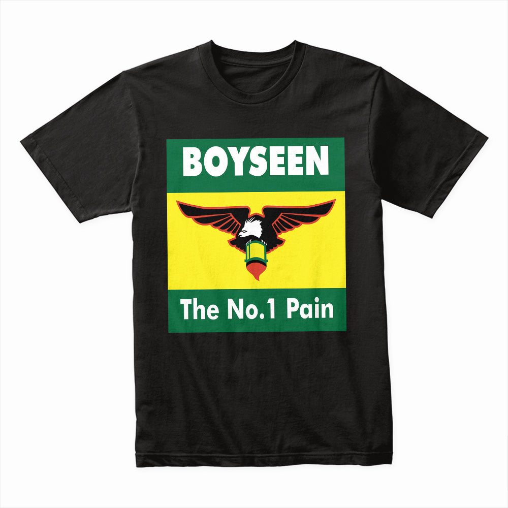 Boyseen "The No. 1 Pain" Retro Graphic Tee – Bold and Unique Statement Shirt