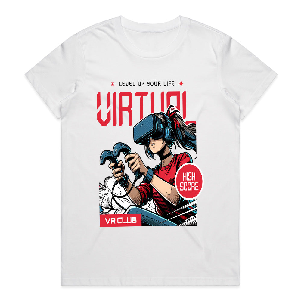 "Virtual Reality Gamer – High Score VR Club T-Shirt"