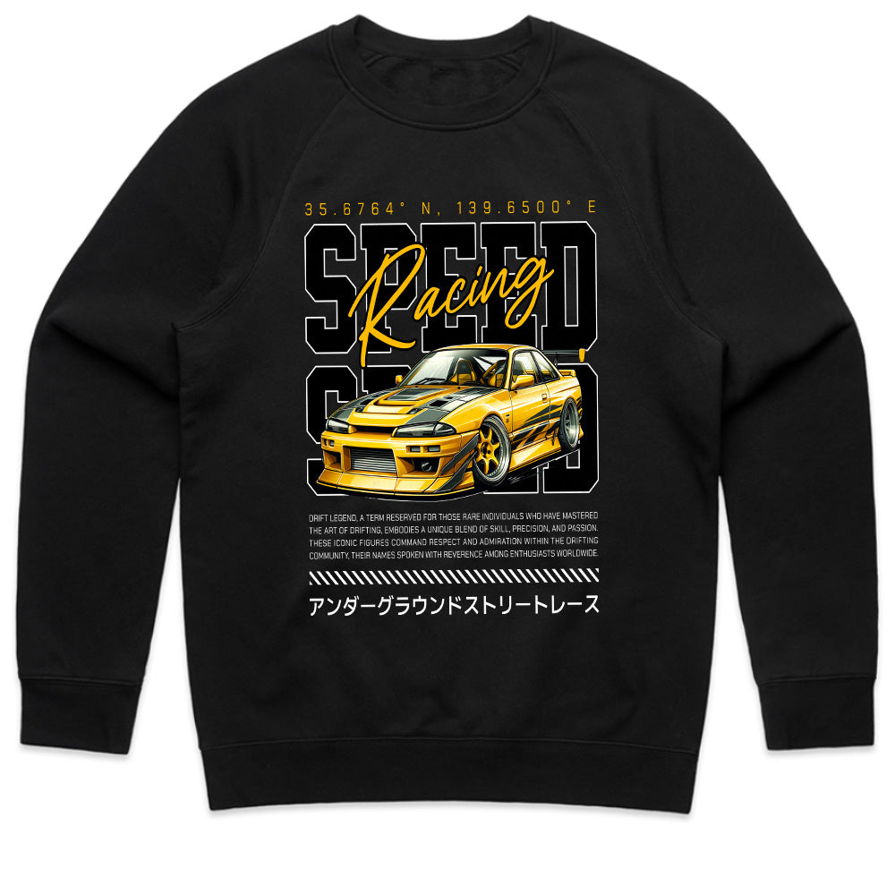 Speed Racing Drift – JDM Street Racer White T-Shirt