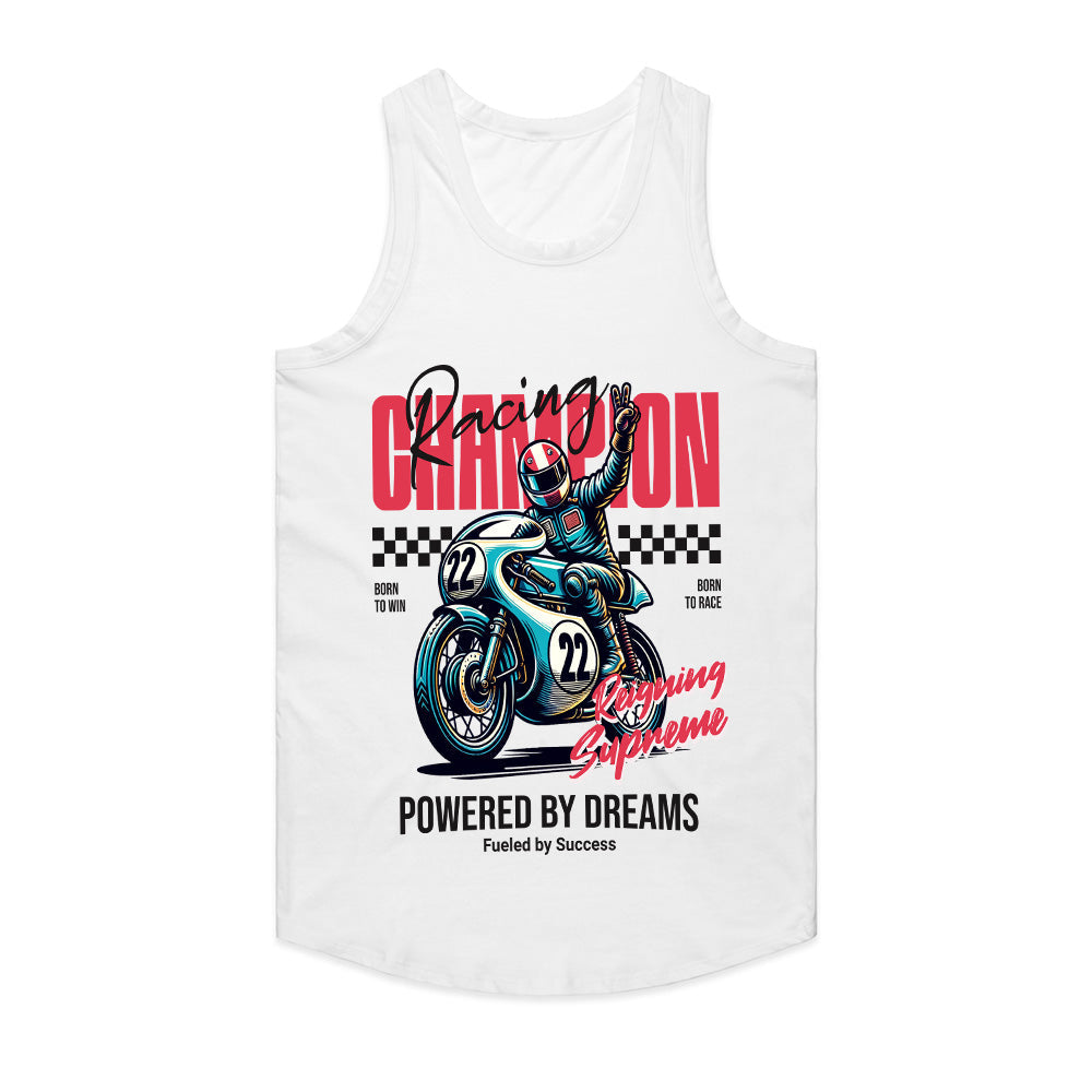 Champion Racer – Reigning Supreme Motorcycle Streetwear T-Shirt