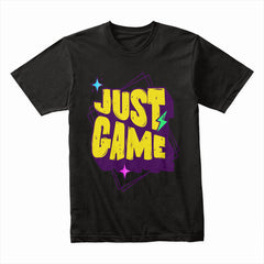 "Just Game" Vibrant Gamer T-Shirt – Play Hard, Stay Cool