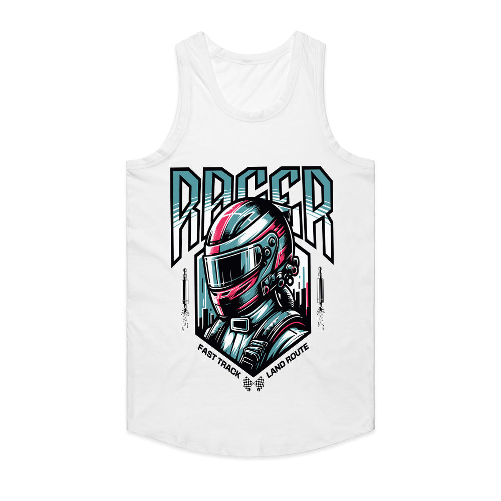 RACER – Futuristic Motorsport Warrior Streetwear T-Shirt