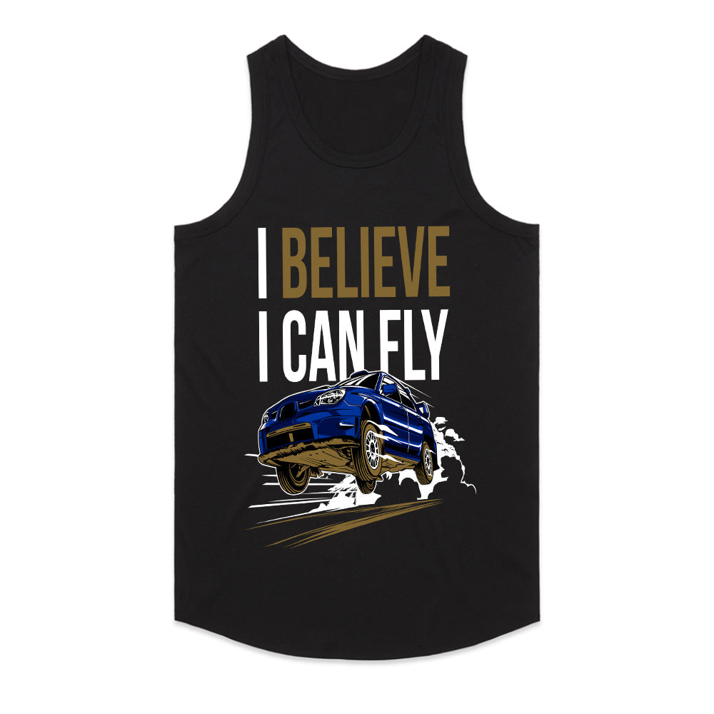Believe I Can Fly Rally Car T-Shirt – Off-Road Adventure Tee for Motorsport Fans
