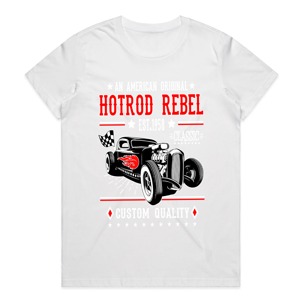 Hot Rod Rebel 1958 Vintage Classic Car T-Shirt