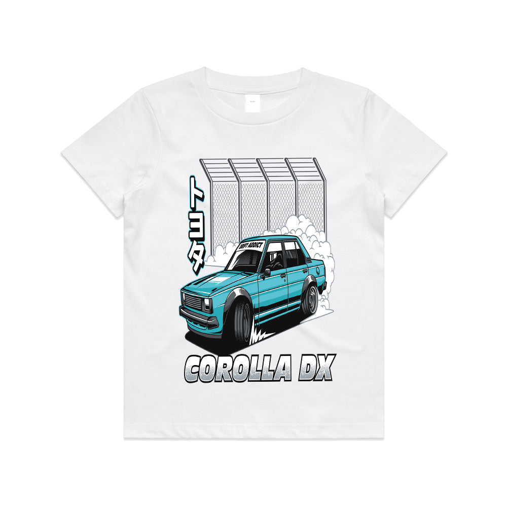 Toyota Corolla DX Drift Beast – JDM Burnout Edition T-Shirt