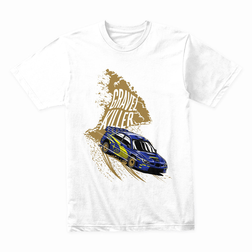 Gravel Killer" Rally Car T-Shirt – Legendary Off-Road Racing Tee