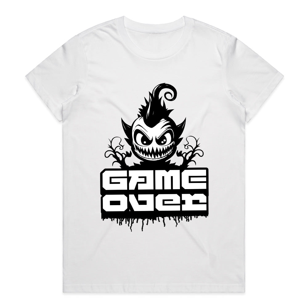 Dark Gamer "Game Over T-Shirt – Edgy Gothic Gaming Design