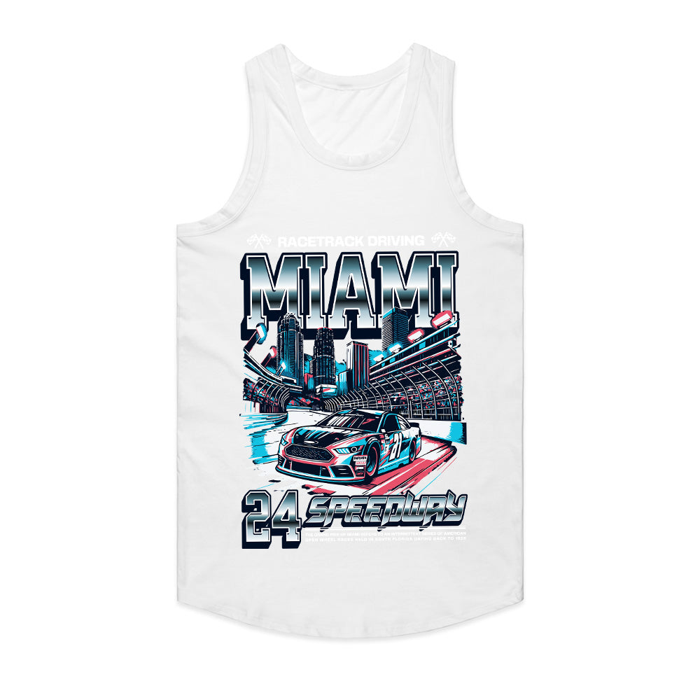 Miami Speedway Racing T-Shirt – High-Speed Night Drive