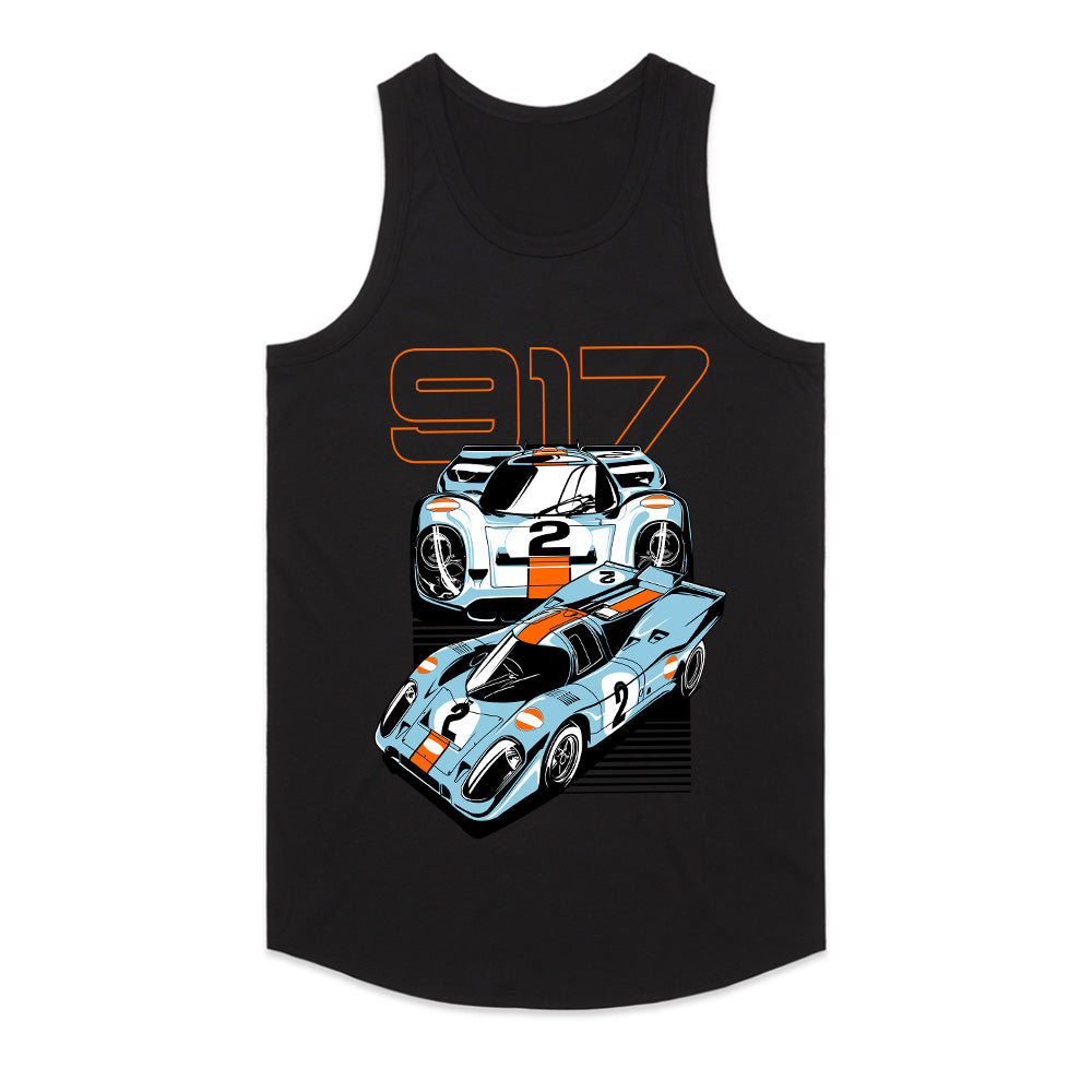 Porsche 917 Gulf Racing T-Shirt – Legendary Le Mans Icon!