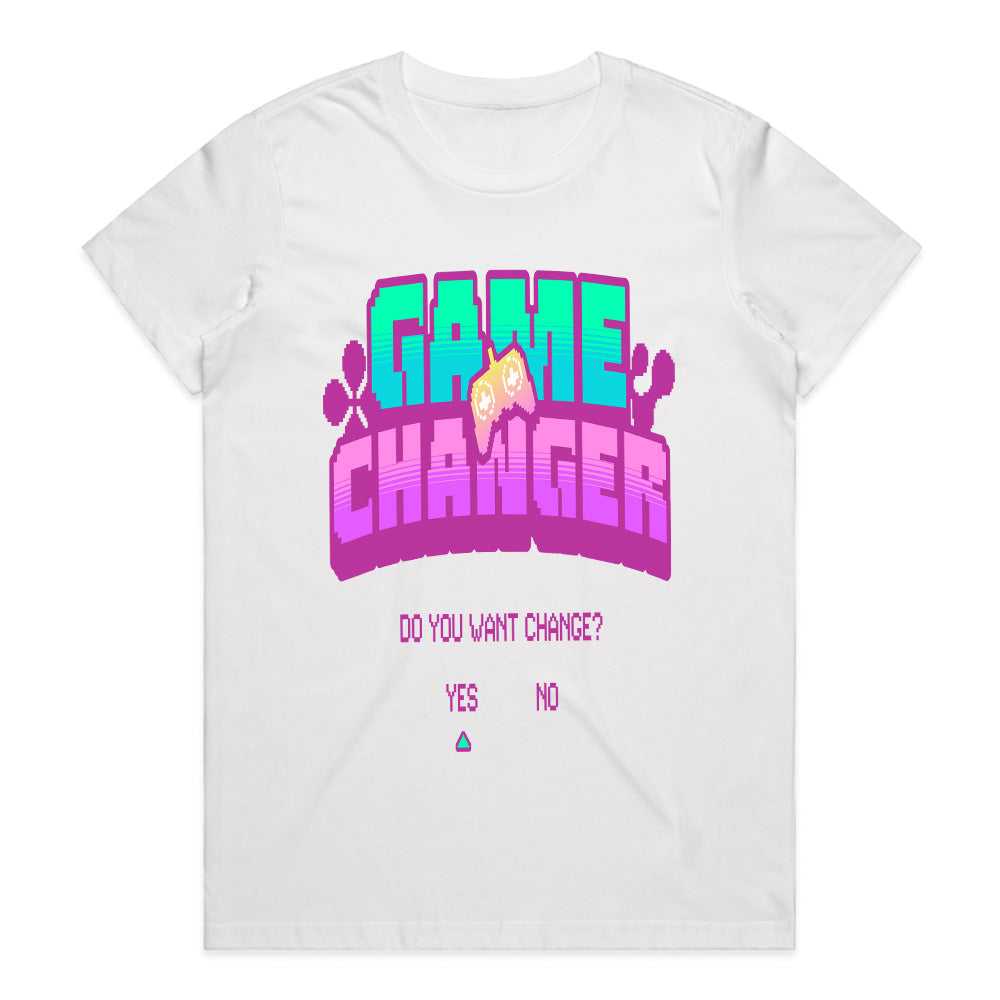 Game Changer - Retro Pixel Art Motivational Gaming T-Shirt