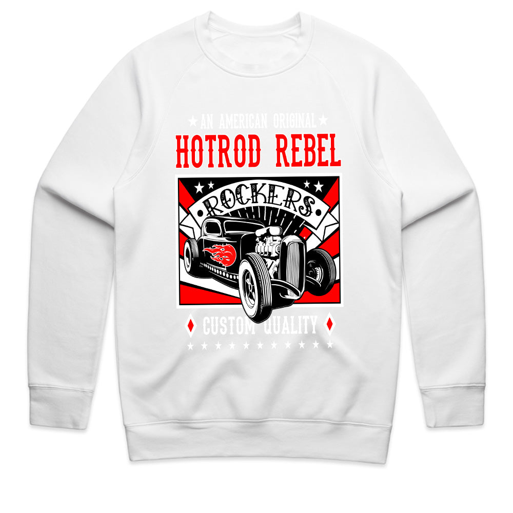 Hot Rod Rebel Rockers 1958 Vintage Classic Car T-Shirt