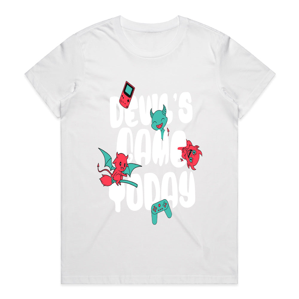 Devil’s Game Today - Cute & Playful Gaming T-Shirt