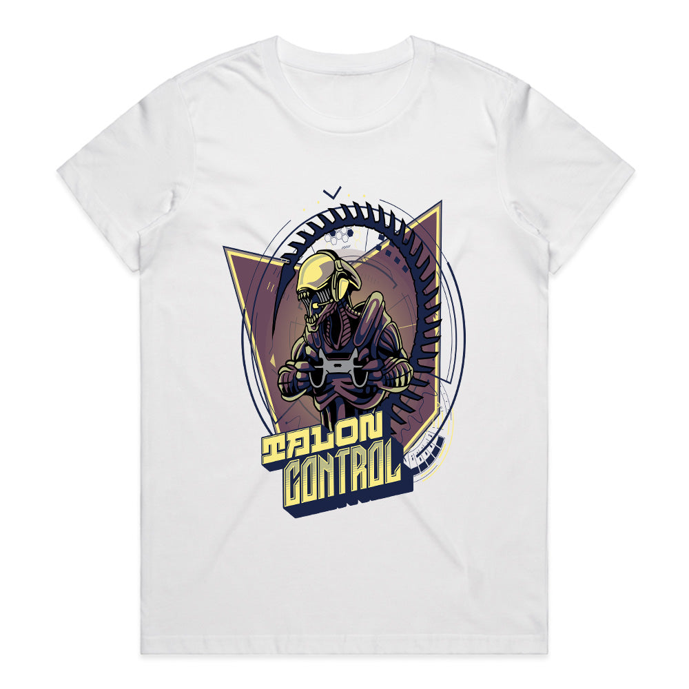 Talon Control - Futuristic Alien Gamer T-Shirt