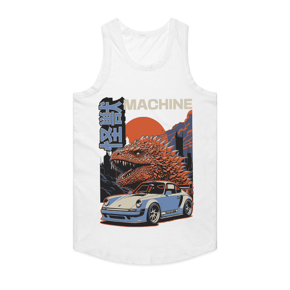 Kaiju Machine – Retro JDM Street Racing T-Shirt
