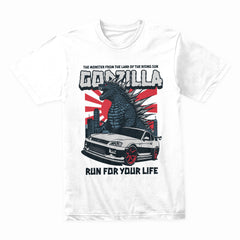 Godzilla Skyline" JDM T-Shirt – King of Monsters Meets King of the Streets