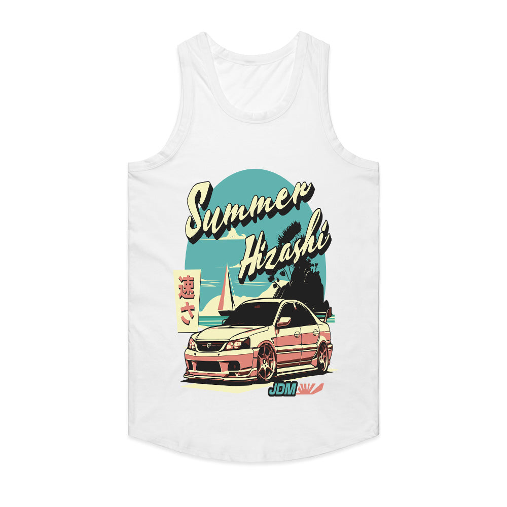 SUMMER HIZASHI JDM T-Shirt – Retro Vibes & Racing Spirit