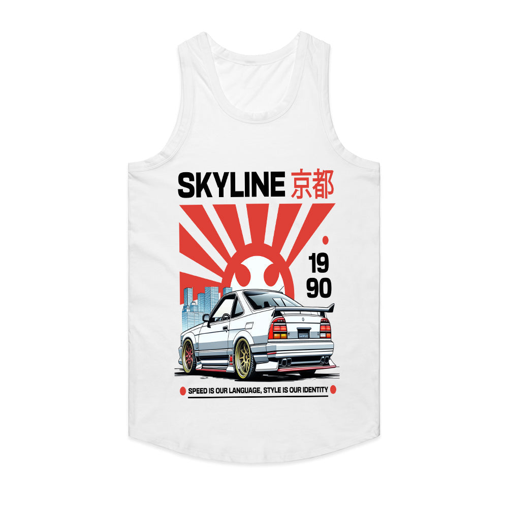 SKYLINE KYOTO 1990 T-Shirt – JDM Heritage & Street Racing Legend