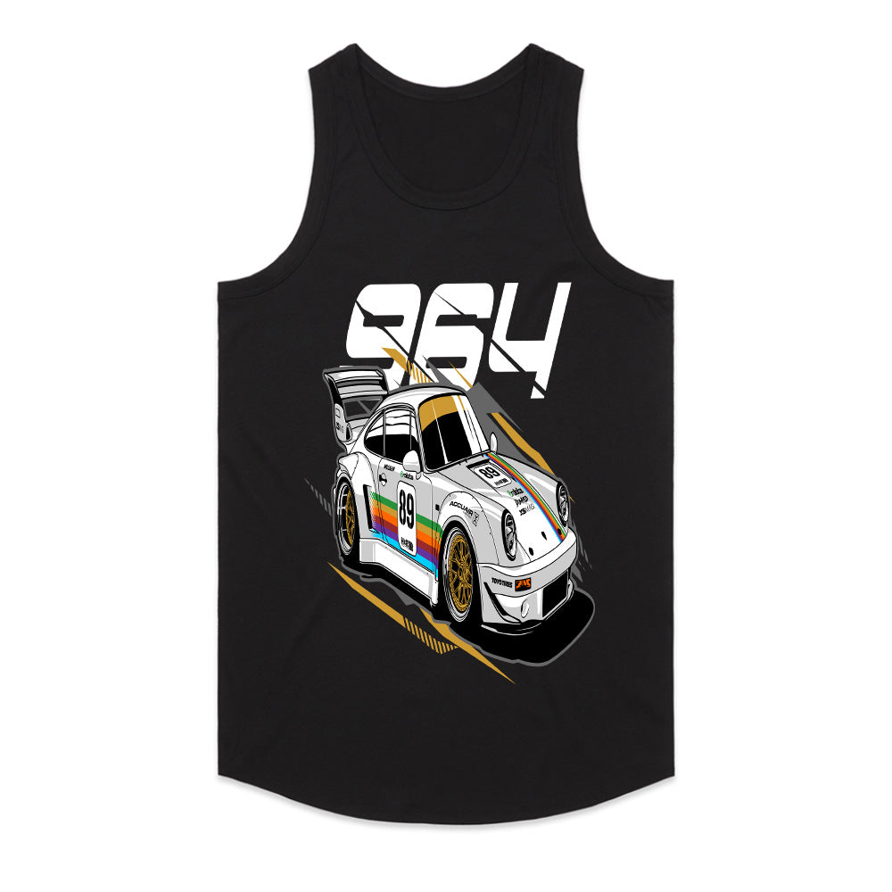 Porsche 964 Turbo Racing Tee – Retro Motorsport Tribute