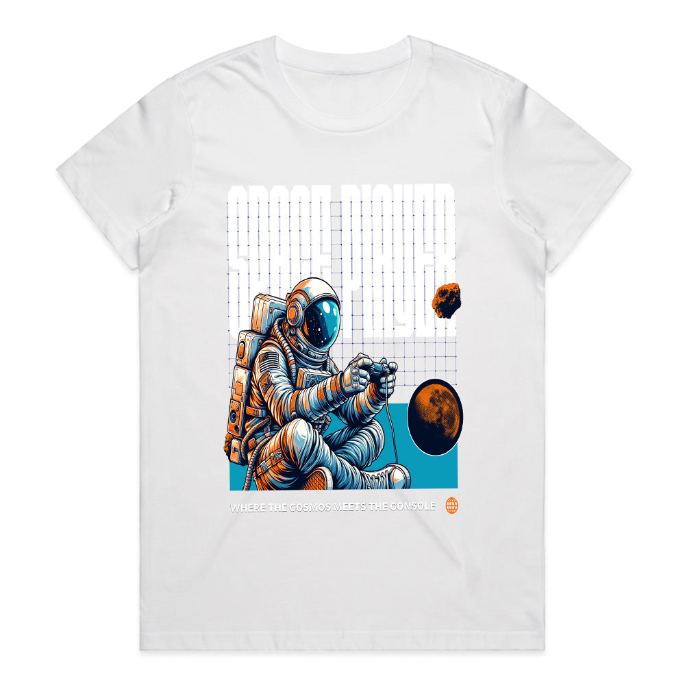 Space Player - Cosmic Gaming Adventure T-Shirt
