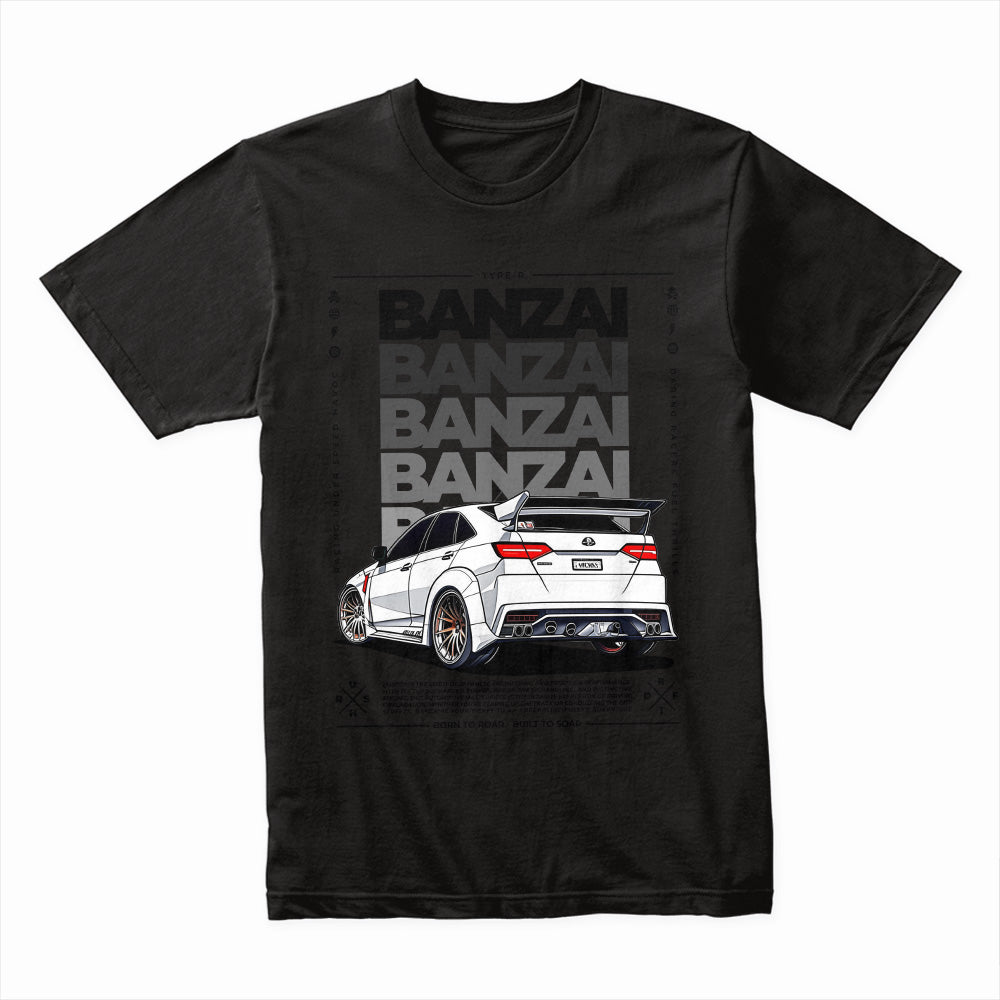 Banzai Turbo Type R T-Shirt – JDM Performance Streetwear