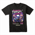 Tokyo Performance T-Shirt – Neon JDM Street Racing & Cyberpunk Aesthetic