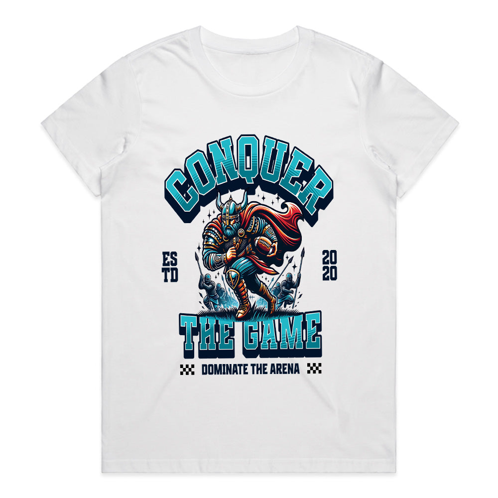 Conquer the Game - Viking Warrior Gamer T-Shirt