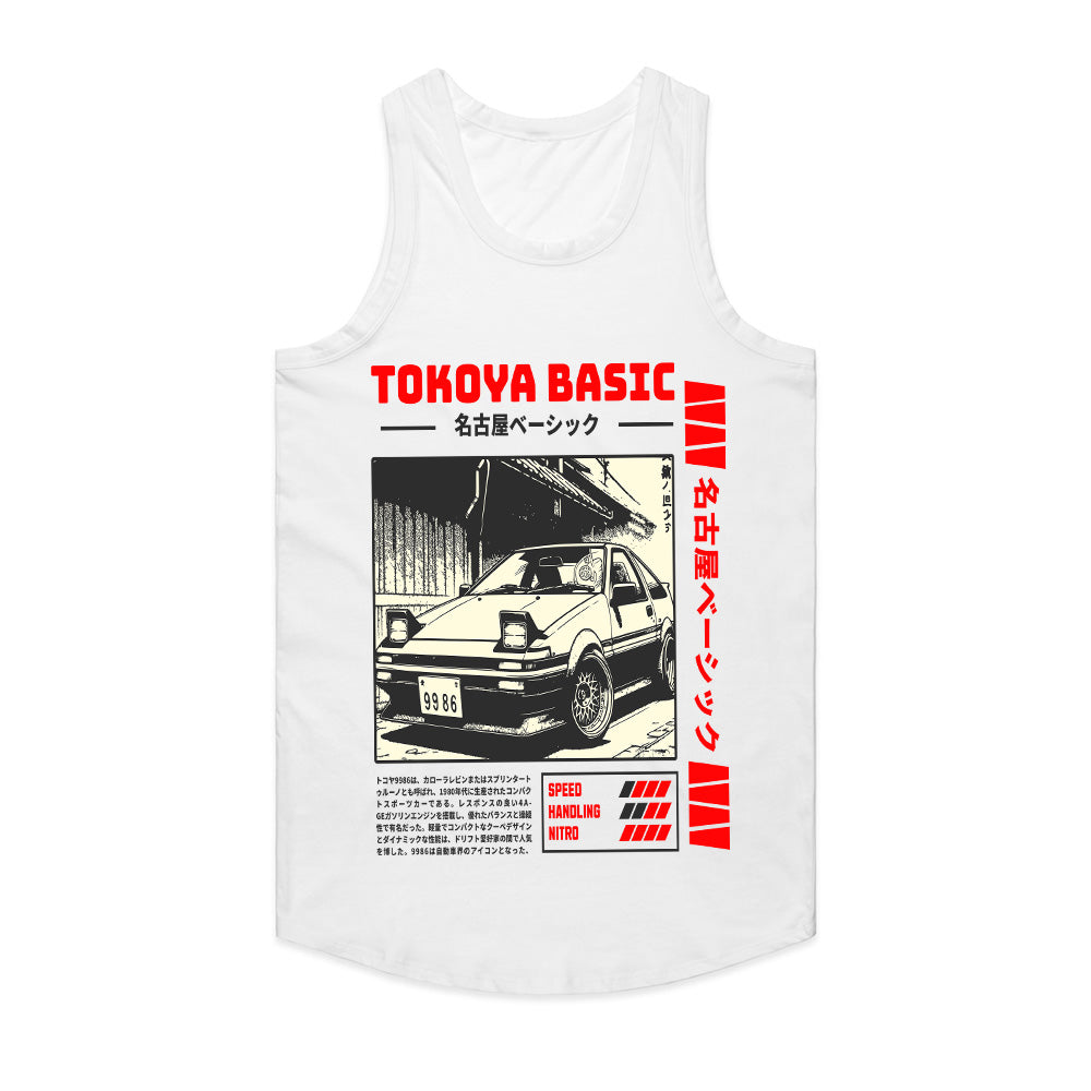 TOKOYA BASIC AE86 T-Shirt – Manga-Style JDM Streetwear
