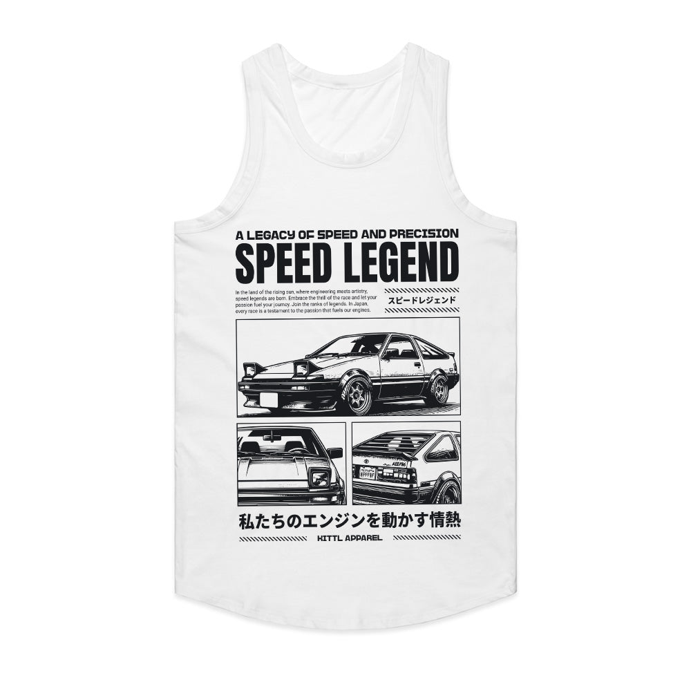 SPEED LEGEND T-Shirt – Subtle JDM Stealth Racing Design