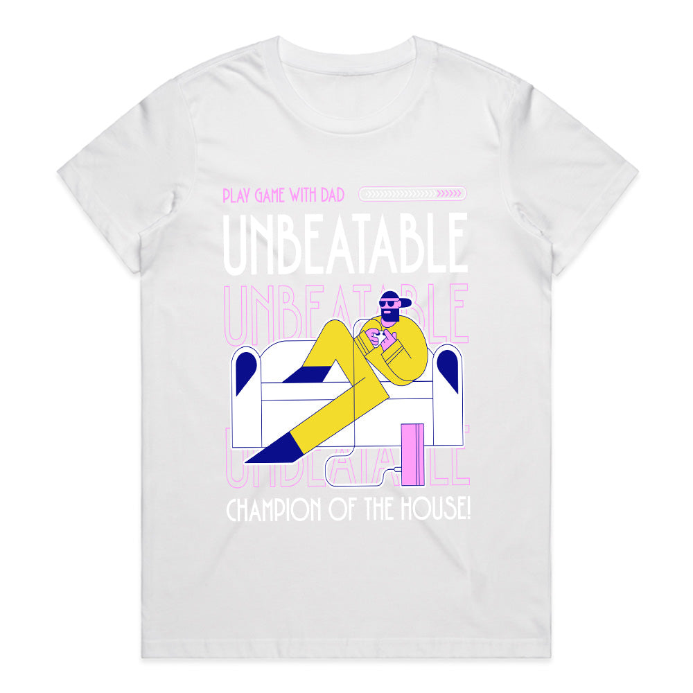 Unbeatable Dad Gamer T-Shirt – Champion of the House!