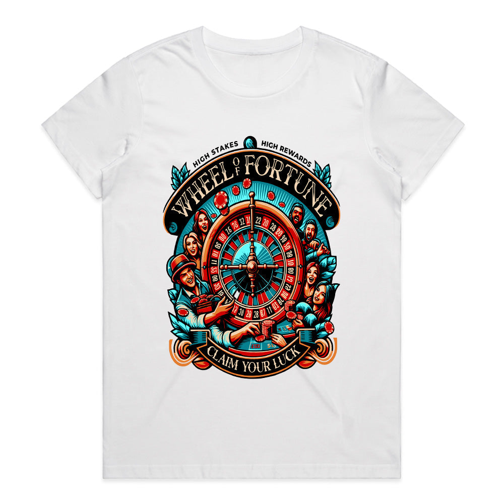 Wheel of Fortune T-Shirt – High Stakes, High Rewards Casino Style