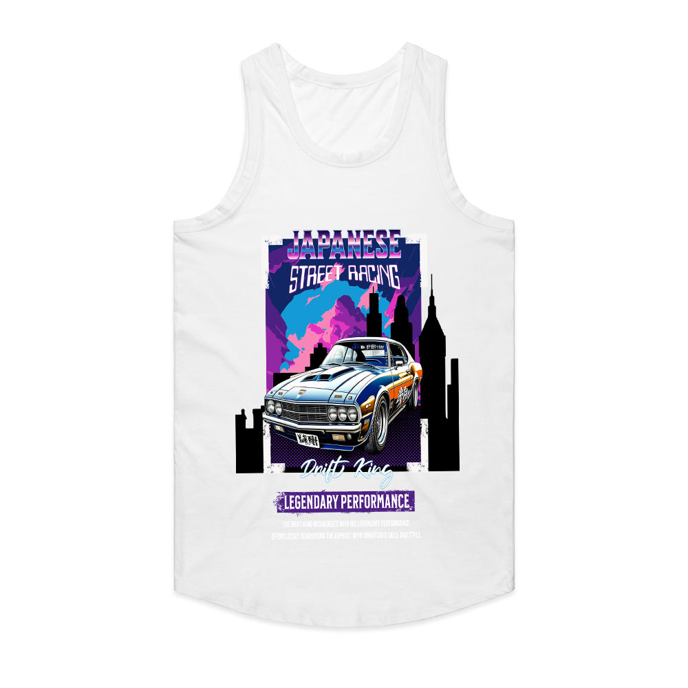 Drift King Japanese Street Racing T-Shirt – Classic JDM Legend Edition