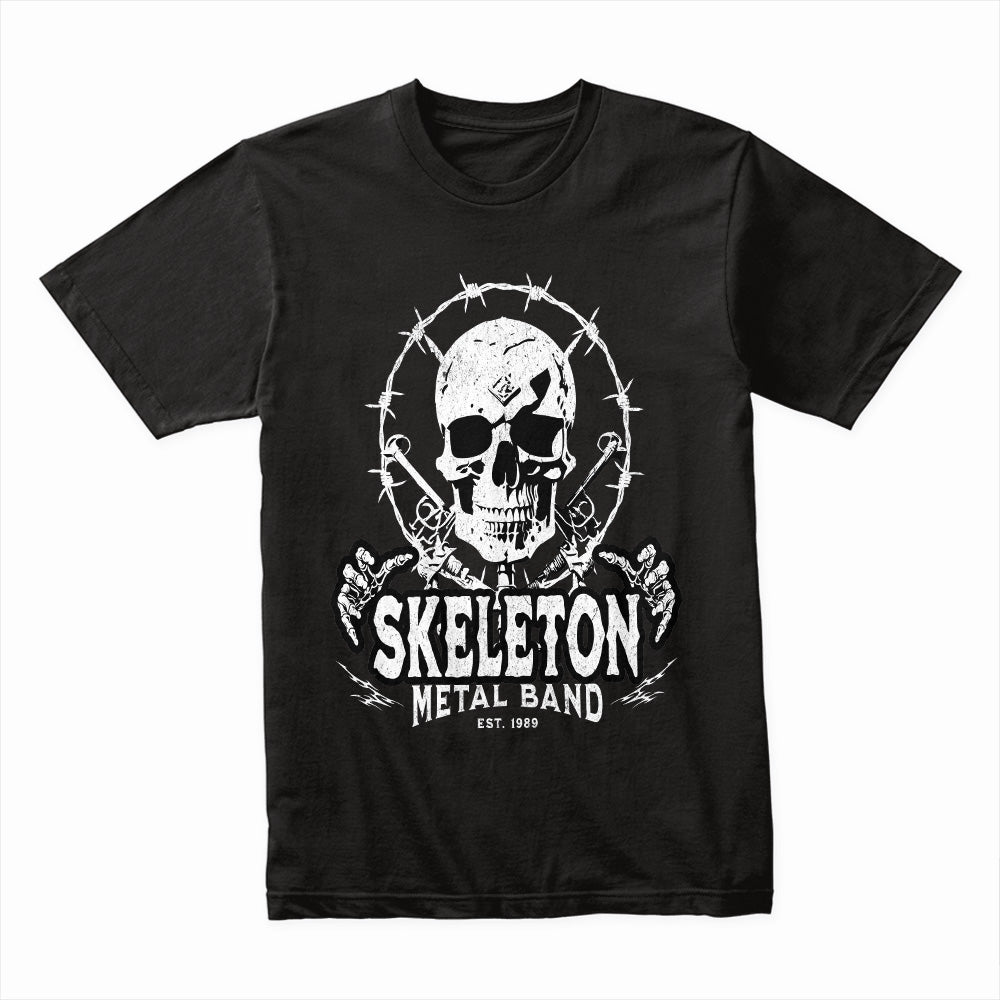 Skeleton Metal Band Shirt